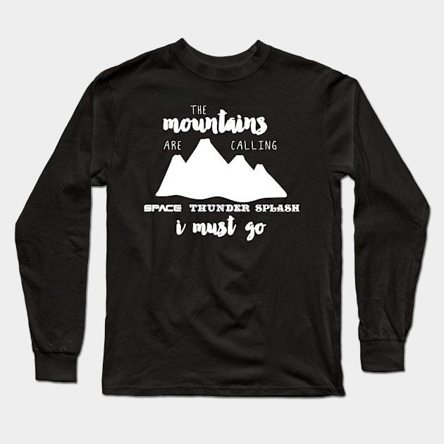 The Mountains are Calling - light Long Sleeve T-Shirt by supergirljennie